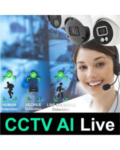 CCTV AI Μηνιαία Συνδρομή 24/7 Σύνδεση και Έλεγχος καμερών ασφαλείας με τεχνολογία AI 